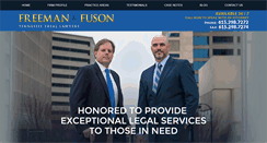 Desktop Screenshot of fusonlaw.com